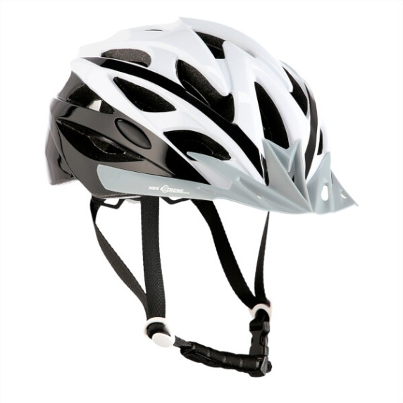 MTW210 BÍLÁ-ČERNÁ VEL.L (59-65 CM) HELMA NILS EXTREME