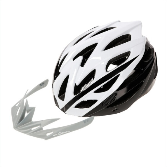 MTW210 BÍLÁ-ČERNÁ VEL.L (59-65 CM) HELMA NILS EXTREME