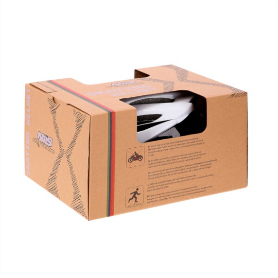 MTW210 BÍLÁ-ČERNÁ VEL.L (59-65 CM) HELMA NILS EXTREME