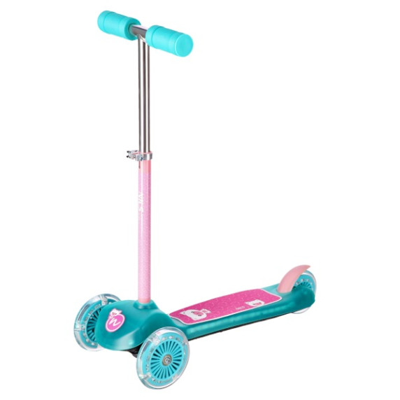Háromkerekű roller NILS Fun HLB001 LED - Türkiz