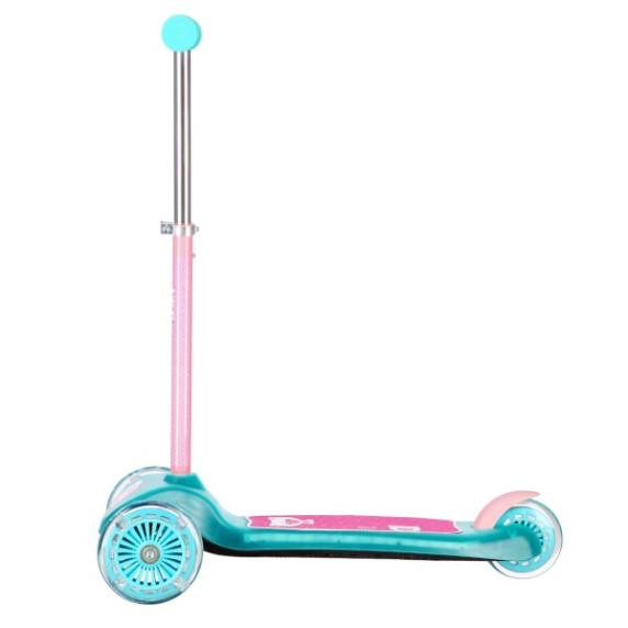 Háromkerekű roller NILS Fun HLB001 LED - Türkiz