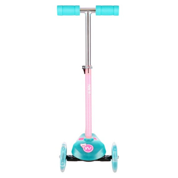 Háromkerekű roller NILS Fun HLB001 LED - Türkiz