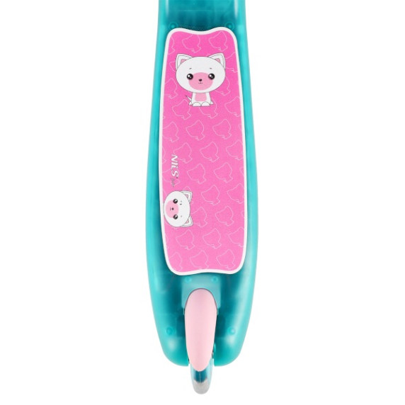 Háromkerekű roller NILS Fun HLB001 LED - Türkiz
