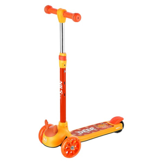 Háromkerekű roller NILS Fun HLB16 Deer - Narancssárga
