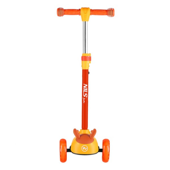 Háromkerekű roller NILS Fun HLB16 Deer - Narancssárga