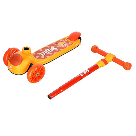 Háromkerekű roller NILS Fun HLB16 Deer - Narancssárga
