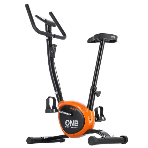 Mechanikus szobabicikli ONE Fitness RW3011  - Fekete/narancssárga