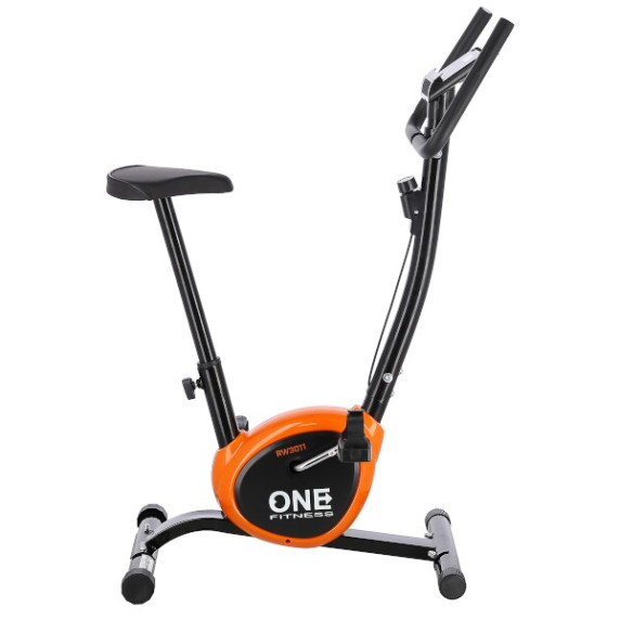 Mechanikus szobabicikli ONE Fitness RW3011  - Fekete/narancssárga