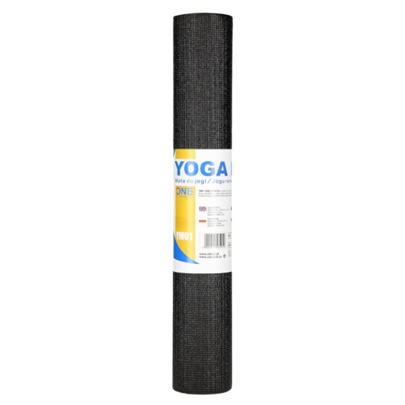 Covoraș yoga - ONE Fitness YM01 - negru
