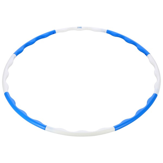 Hula-hop obruč ONE Fitness HHP090 modro-biela 90 cm