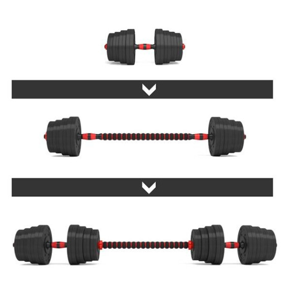 Nakladacie činky ONE Fitness SGPO30 30 kg