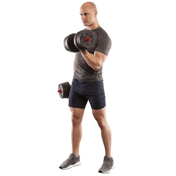 Nakladacie činky ONE Fitness SGPO30 30 kg