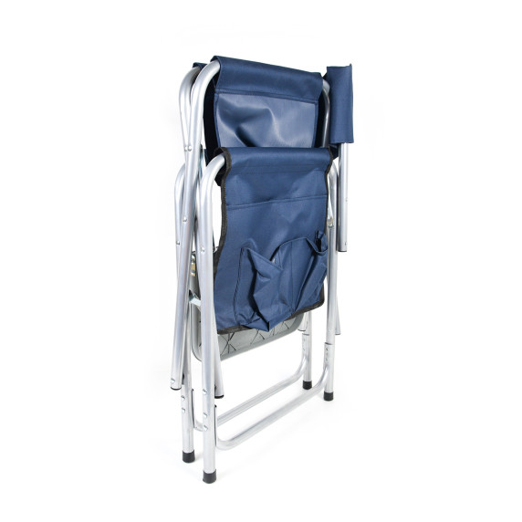 Scaun pliabil de camping - AGA DS712 - albastru închis