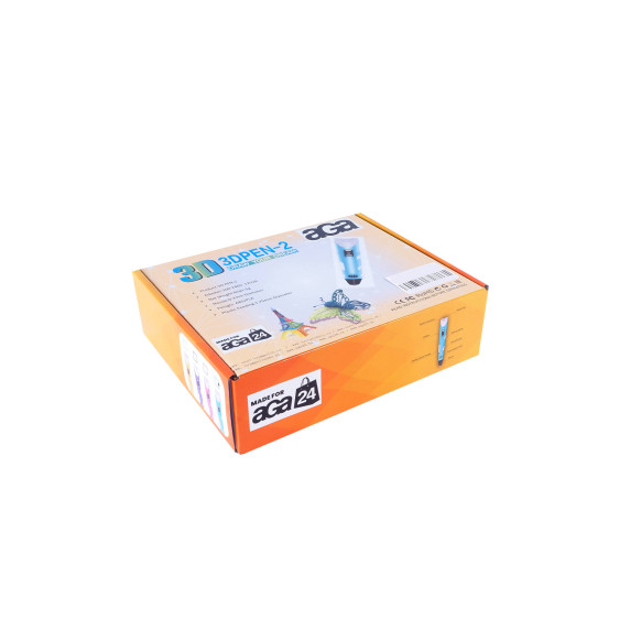 Stilou 3D, cu display LCD  - AGA DS34-YELLOW - Galben