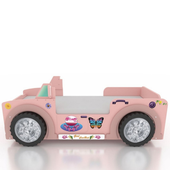 Detská postieľka JEEP Inlea4Fun - Pink