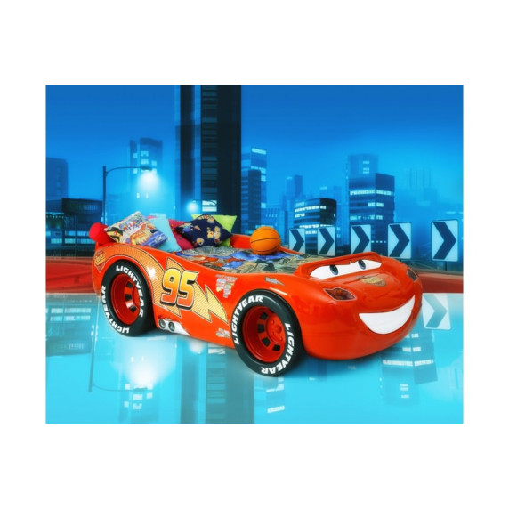 Gyerekágy Inlea4fun Verdák Villám McQueen ABS