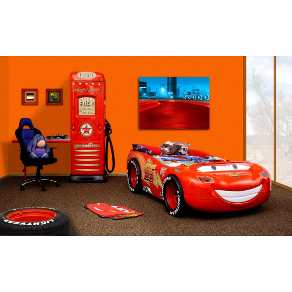 Gyerekágy Inlea4fun Verdák Villám McQueen ABS