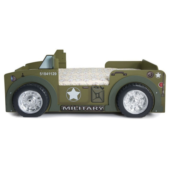 Gyerekágy Inlea4Fun JEEP - sötétzöld