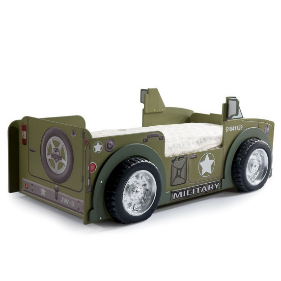 Gyerekágy Inlea4Fun JEEP - sötétzöld