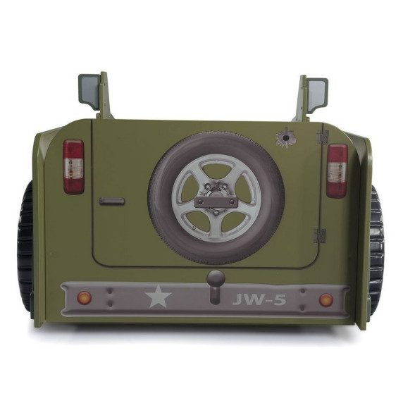 Gyerekágy Inlea4Fun JEEP - sötétzöld