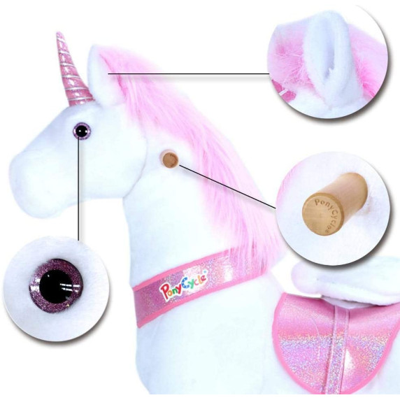 Vágtázó póni PonyCycle 2020 Pink Unicorn - Nagy