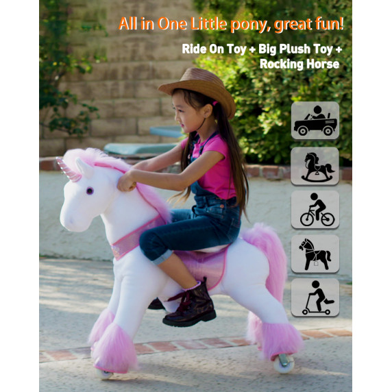 Vágtázó póni PonyCycle 2021 Pink Unicorn - Kicsi