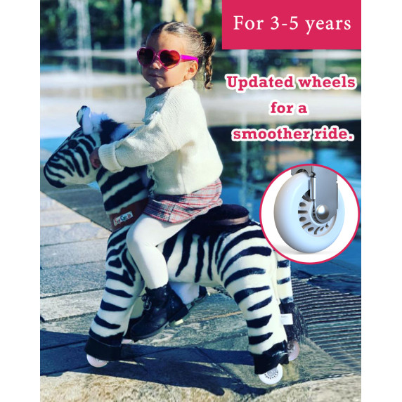 Vágtázó póni PonyCycle 2021 Zebra - Nagy