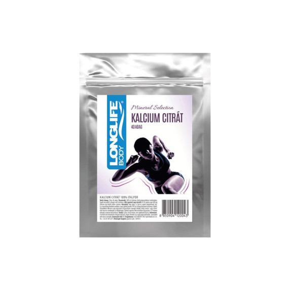 Praf citrat de calciu - 120 g - Longlife 