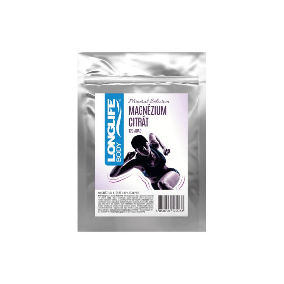 Praf de citrat de magneziu - 120 g - Longlife