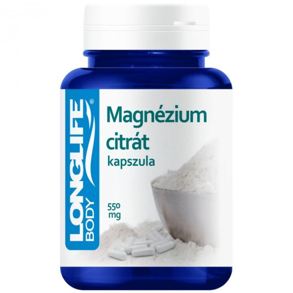 Capsule citrat de magneziu - 90 bucăți - Longlife