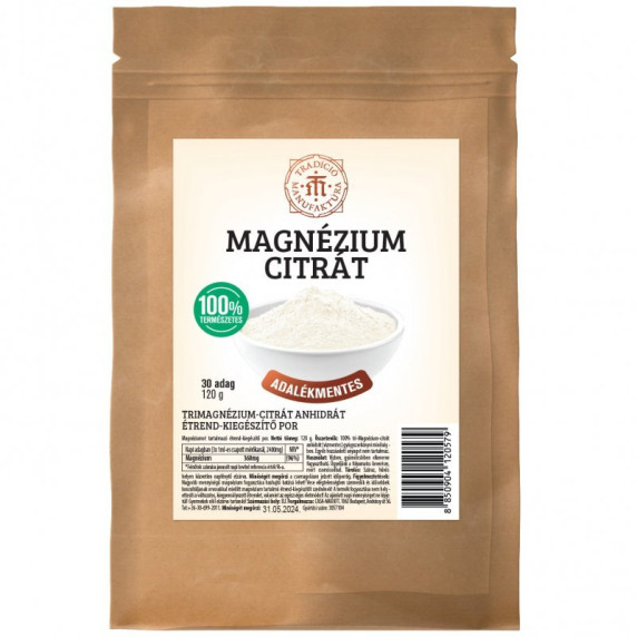 Praf citrat de magneziu - 120 g - T.M. Manufactură tradițională