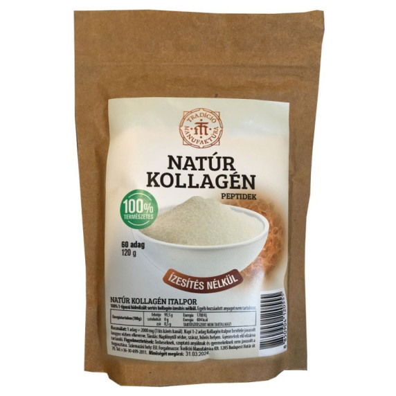 Praf colagen, naturală - 120 g - T.M. Manufactură tradițională