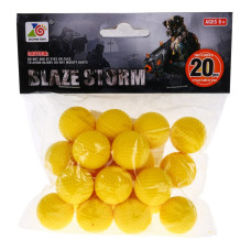 Penové náboje do detskej pištole 2,35 cm 20 kusov Inlea4Fun BLAZE STORM - 