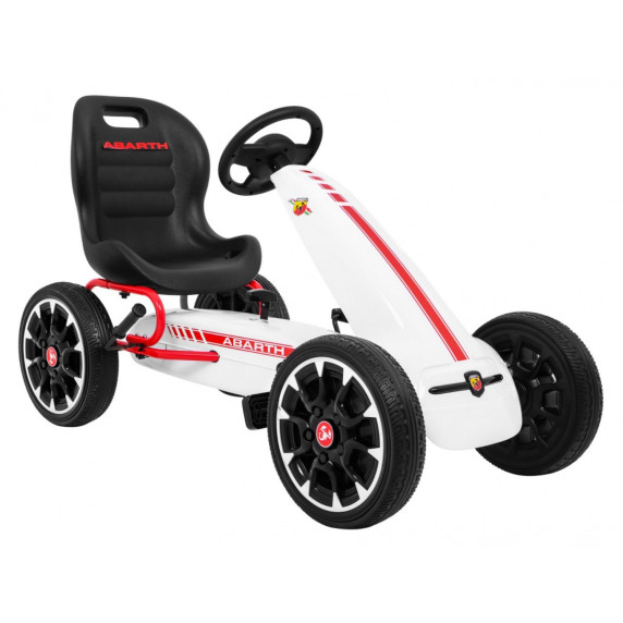 Pedálos Gokart Inlea4Fun ABARTH - fehér