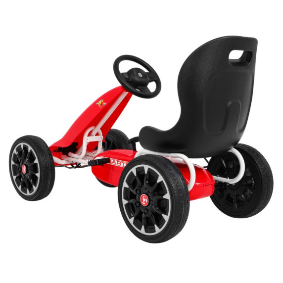 Pedálos Gokart Inlea4Fun ABARTH -  piros