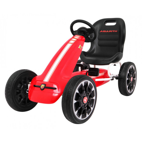 Pedálos Gokart Inlea4Fun ABARTH -  piros