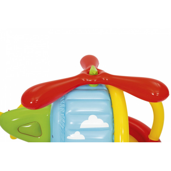 Felfújható játszómedence labdákkal Fisher-Price BESTWAY 93538 - helikopter