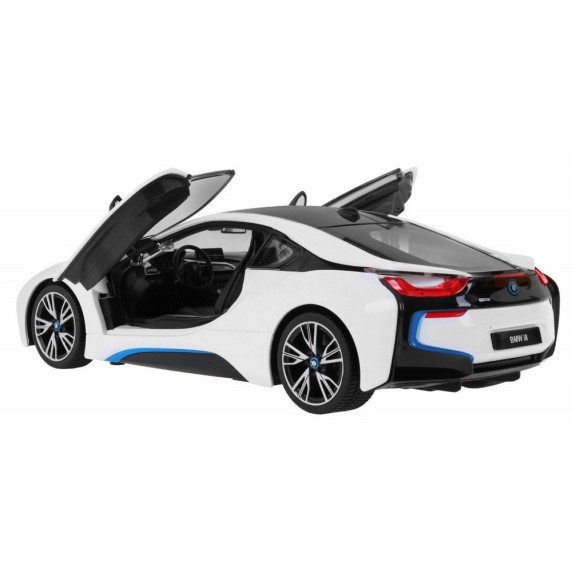 Mașină sport RC BMW i8 RASTAR 1:14 - alb