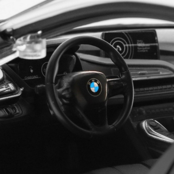 Mașină sport RC BMW i8 RASTAR 1:14 - alb