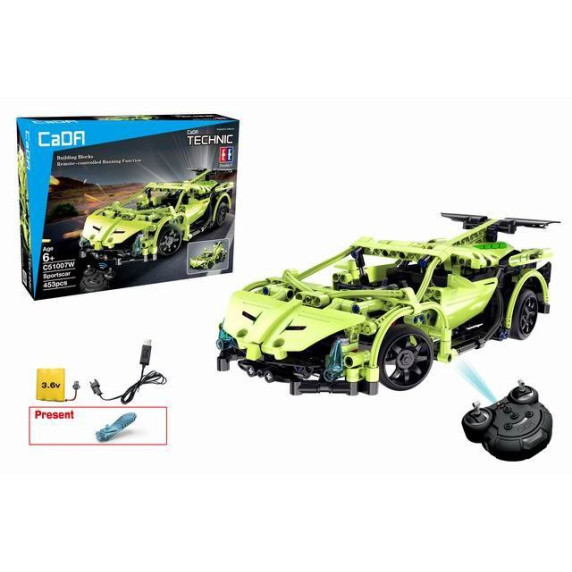 Set creativ de construcție - 453 piese - CaDFI Sportscar