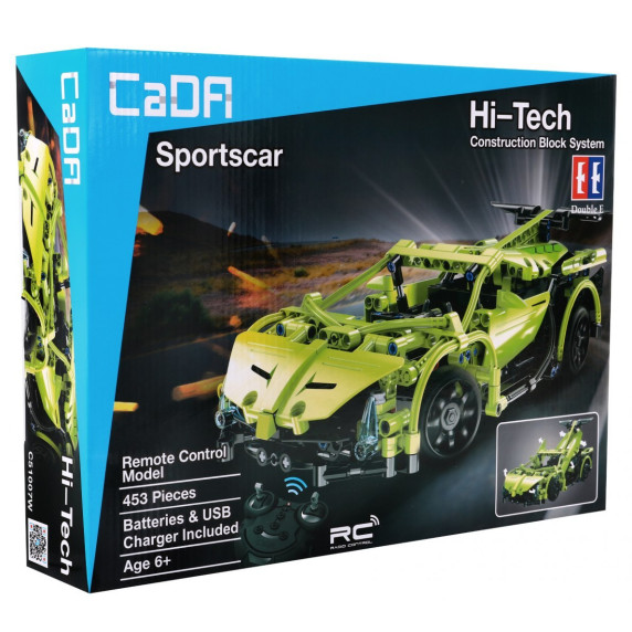 Set creativ de construcție - 453 piese - CaDFI Sportscar