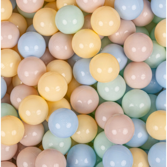 Inlea4Fun Playballs Bile colorate pentru piscină 100 buc - Pastel