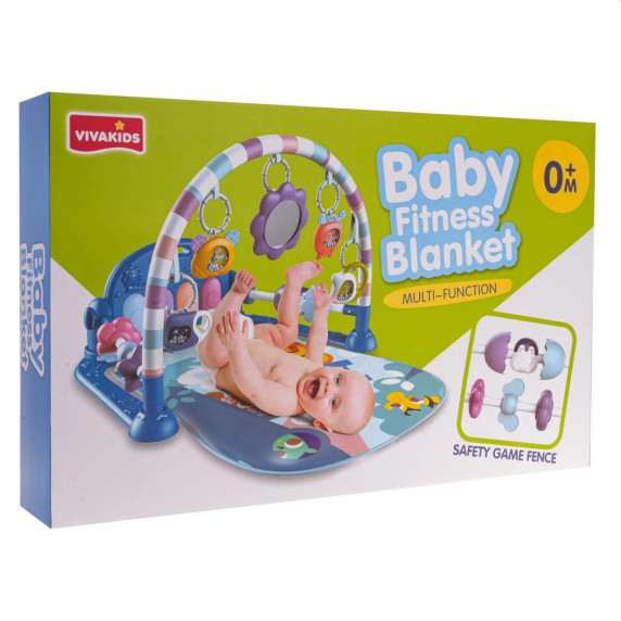 Covoraș inactiv pentru copii cu pian - Inlea4Fun BABY FITNESS BLANKET