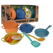  Vesele pentru copii Bioplastic - Inlea4Fun WESTERN CUISINE - 12 bucăți - 