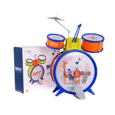 Játék dob felszerelés Inlea4Fun DRUM KIT SAFARI - 