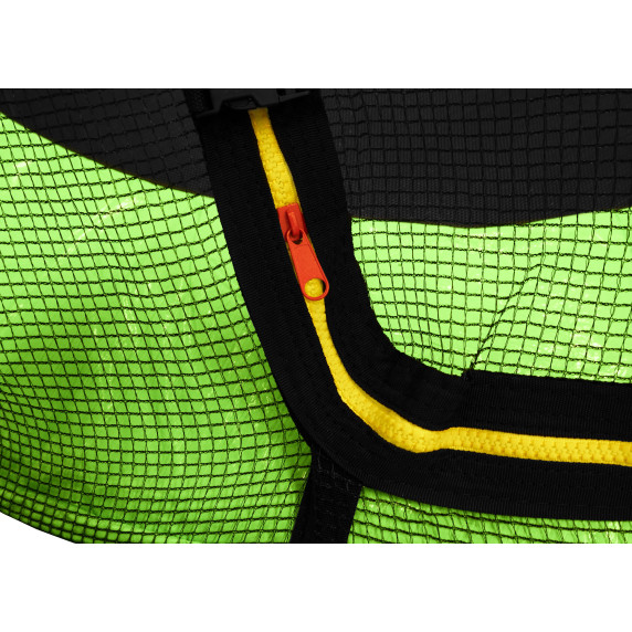 Trambulină 150 cm cu plasă de protecție externă - verde deschis - AGA SPORT TOP