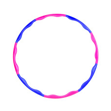 Hula Hoop obruč AGA DS651PINK-BLUE - ružový/modrý - 