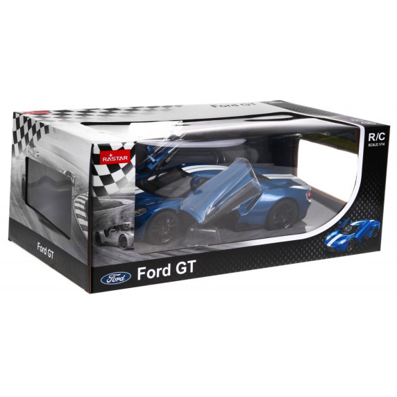 RC Távirányítós autó FORD GT RASTAR 1:14 - kék