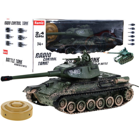 Távirányítós RC Tank T-34 Camouflage 1:28