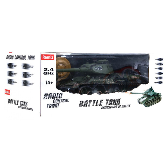 Távirányítós RC Tank T-34 Camouflage 1:28